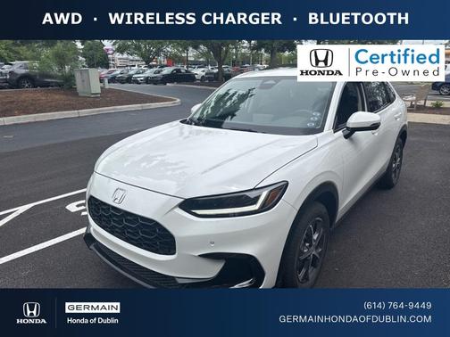 White 2023 Honda HR-V EX-L