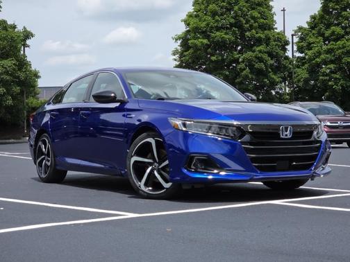 Still Night Pearl 2022 Honda Accord Hybrid Sport