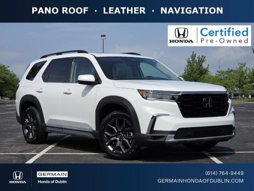 Platinum White Pearl 2023 Honda Pilot Touring