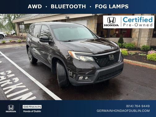 Black 2019 Honda Passport EX-L