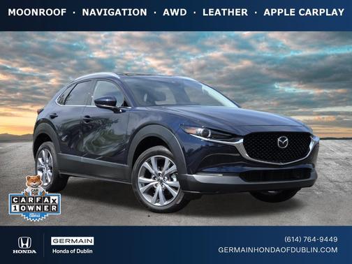 Deep Crystal Blue Mica 2023 Mazda CX-30 Premium Package