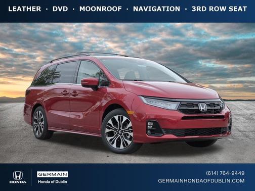 Radiant Red Metallic II 2026 Honda Odyssey Elite