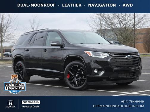 Mosaic Black Metallic 2021 Chevrolet Traverse Premier