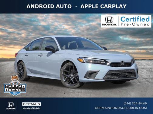 Sonic Gray Pearl 2023 Honda Civic Sport