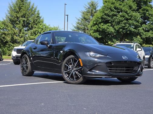 Jet Black Mica 2025 Mazda MX-5 Miata RF Grand Touring