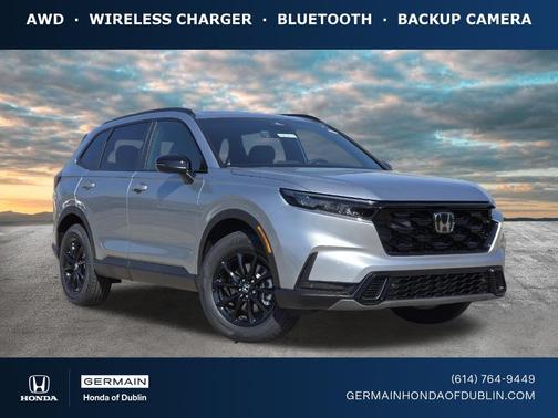 Solar Silver Metallic 2026 Honda CR-V Hybrid Sport-L