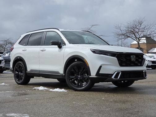 Platinum White Pearl 2026 Honda CR-V Hybrid Sport Touring