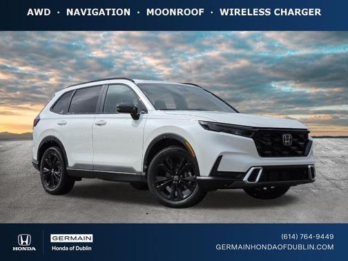 Platinum White Pearl 2026 Honda CR-V Hybrid Sport Touring