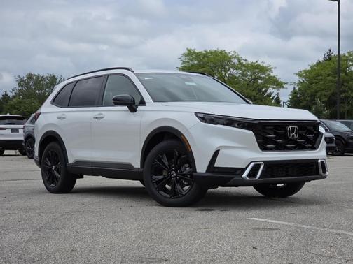 Platinum White Pearl 2026 Honda CR-V Hybrid Sport Touring