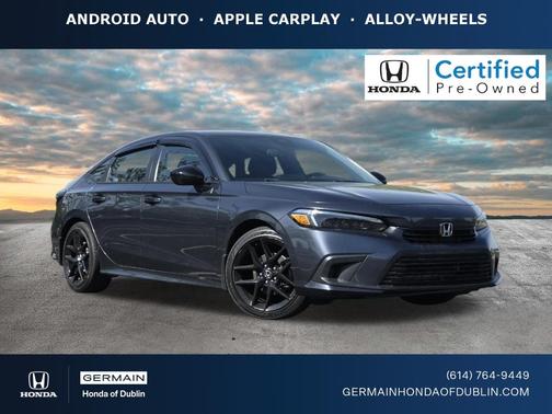 Meteorite Gray Metallic 2023 Honda Civic Sport