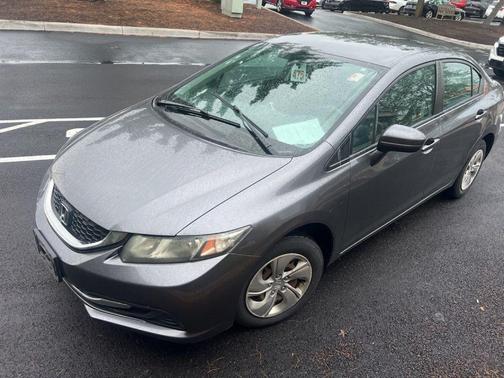 Alabaster Silver Metallic 2015 Honda Civic LX