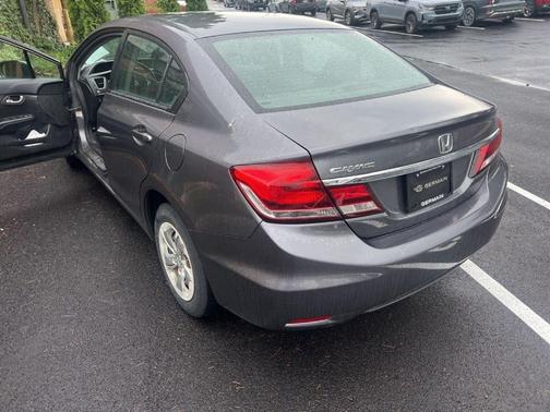 Alabaster Silver Metallic 2015 Honda Civic LX