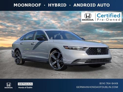 Urban Gray Pearl 2025 Honda Accord Hybrid Sport