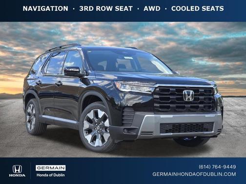 Crystal Black Pearl 2026 Honda Pilot Elite