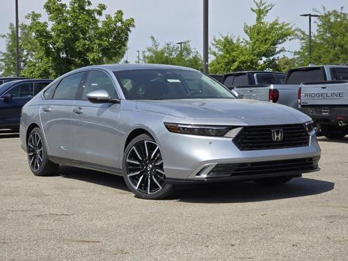 Solar Silver Metallic 2026 Honda Accord Hybrid Touring
