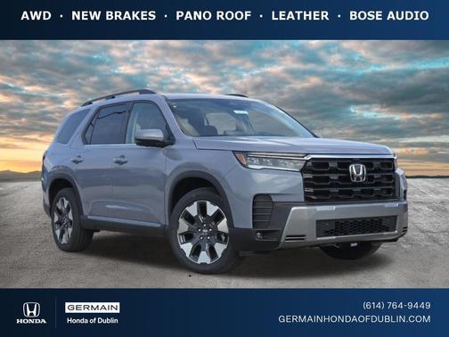 Sonic Gray Pearl 2026 Honda Pilot Elite