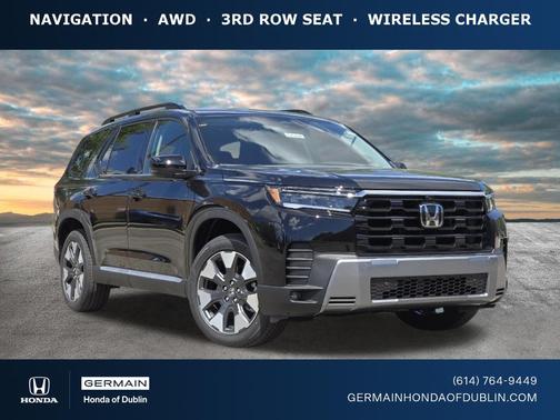 Crystal Black Pearl 2026 Honda Pilot Elite