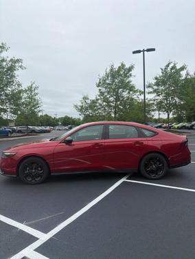 Radiant Red Metallic 2025 Honda Accord SE
