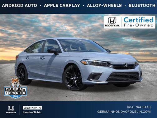 Sonic Gray Pearl 2024 Honda Civic Sport