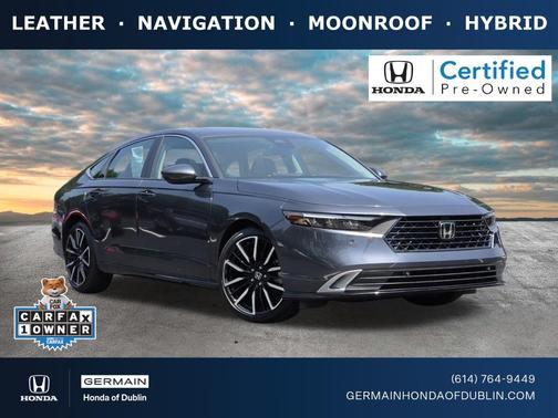 Meteorite Gray Metallic 2025 Honda Accord Hybrid Touring