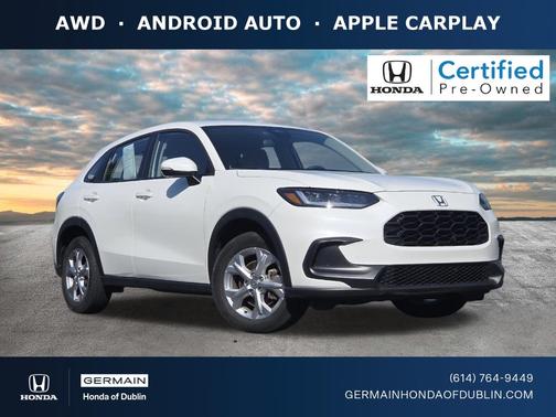 Platinum White Pearl 2023 Honda HR-V LX