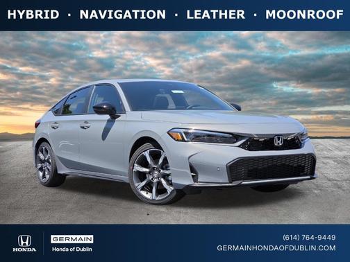 Urban Gray Pearl 2026 Honda Civic Hybrid Sport Touring