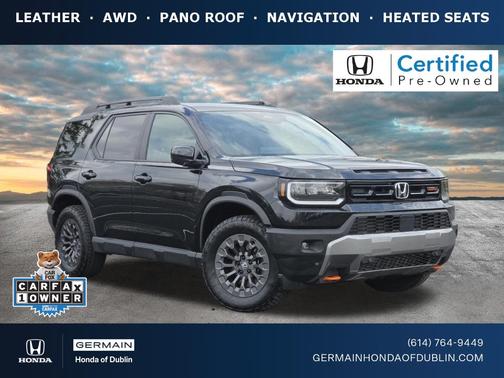 Crystal Black Pearl 2026 Honda Passport TrailSport