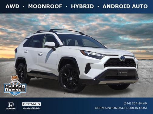 Pearl 2023 Toyota RAV4 Hybrid SE