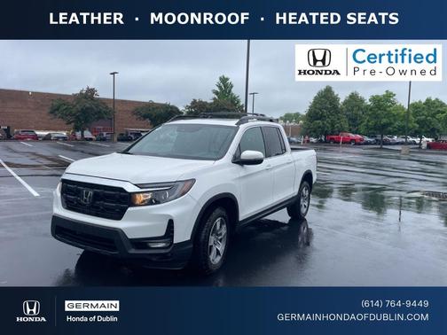Platinum White Pearl 2024 Honda Ridgeline RTL