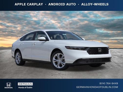 Platinum White Pearl 2026 Honda Accord LX