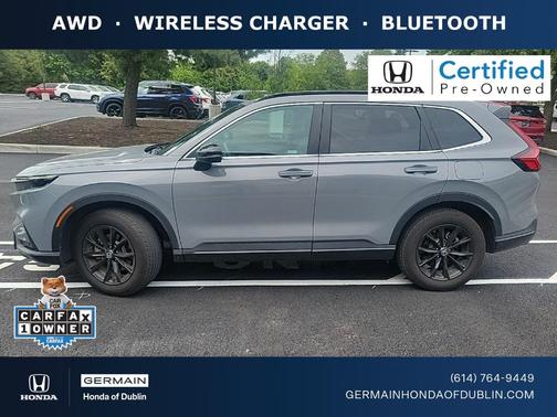 Gray 2024 Honda CR-V Hybrid Sport-L
