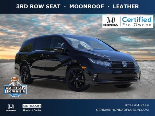 Crystal Black Pearl 2023 Honda Odyssey Sport