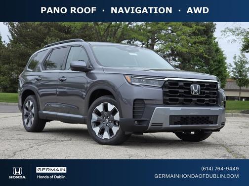 Modern Steel Metallic 2026 Honda Pilot Touring