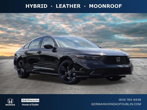 Crystal Black Pearl 2026 Honda Accord Hybrid Sport-L