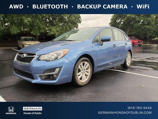 Quartz Blue Pearl 2016 Subaru Impreza 2.0i Premium