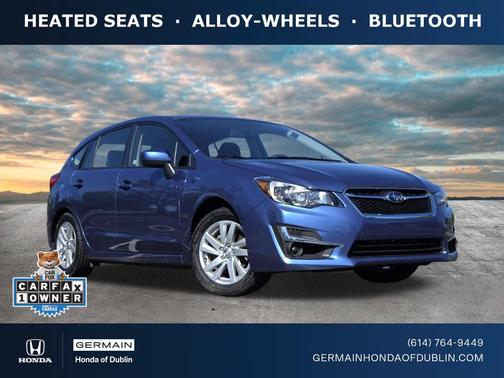 Quartz Blue Pearl 2016 Subaru Impreza 2.0i Premium