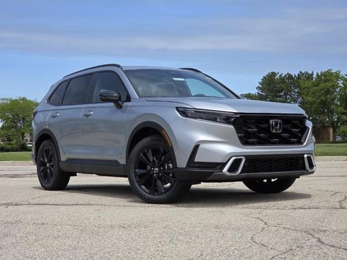 Solar Silver Metallic 2026 Honda CR-V Hybrid Sport Touring