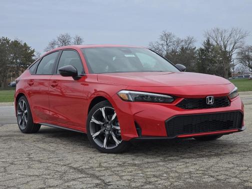 Rallye Red 2026 Honda Civic Hybrid Sport Touring