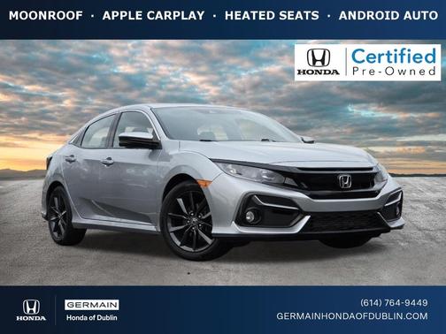 Lunar Silver Metallic 2021 Honda Civic EX