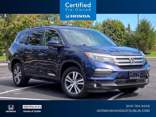 Steel Sapphire Metallic 2017 Honda Pilot EX-L