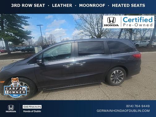 Modern Steel Metallic 2023 Honda Odyssey EX-L