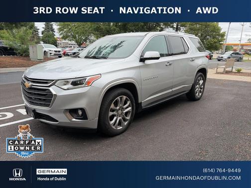 Silver Ice Metallic 2018 Chevrolet Traverse Premier
