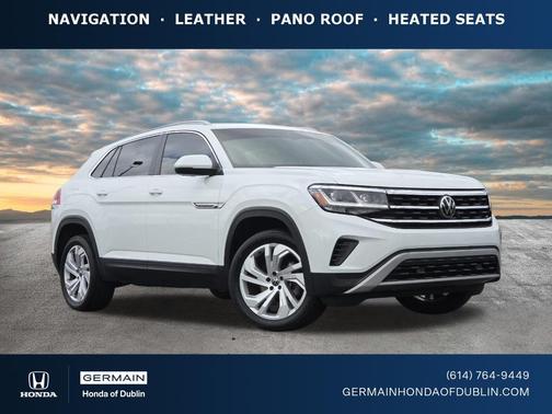 Pure White 2020 Volkswagen Atlas Cross Sport 3.6L V6 SEL