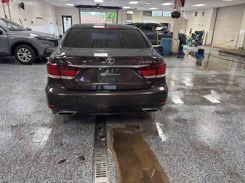 Red 2015 Lexus LS 460