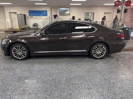Red 2015 Lexus LS 460