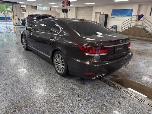 Red 2015 Lexus LS 460