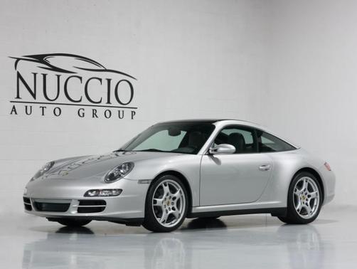Arctic Silver Metallic 2007 Porsche 911 Targa 4