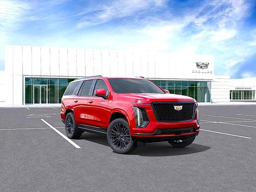 Radiant Red 2026 Cadillac Escalade Platinum Sport
