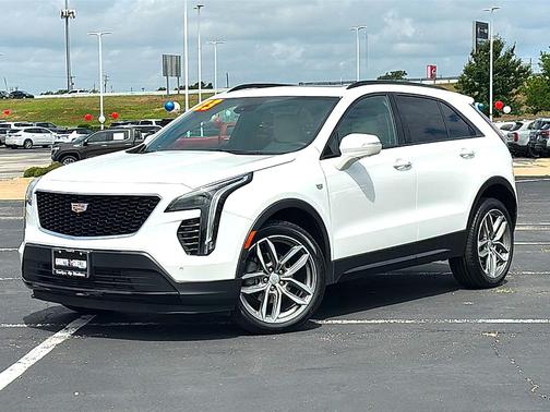 Crystal White Tri-Coat 2023 Cadillac XT4 Sport