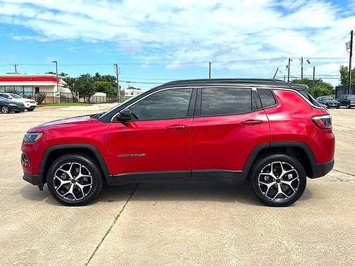 Red 2025 Jeep Compass Limited